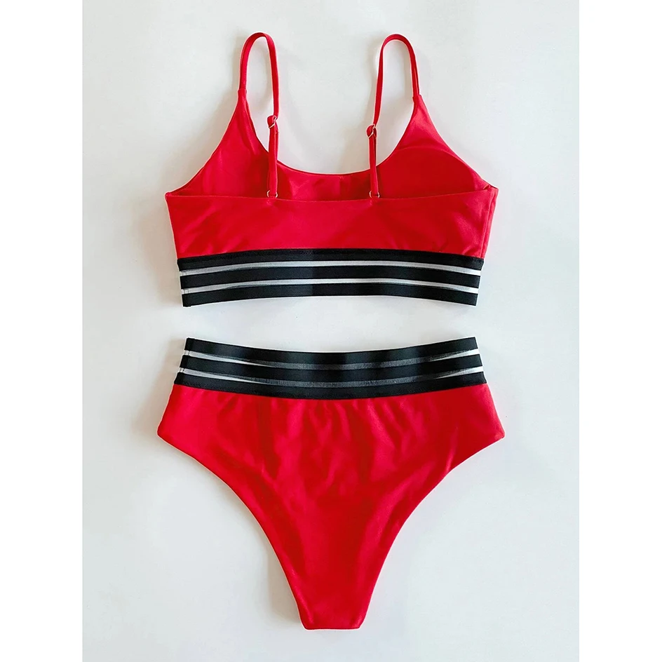 

Sexy Swimsuit Women High Waist Bikini 2021 Swimming Wear for Bathing Suit Biquinis Summer Swimwear Women`s Bikinis Set Beachwear