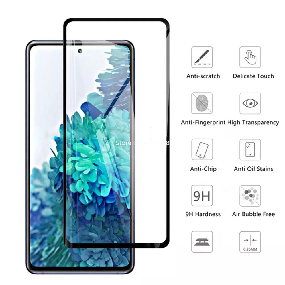 Закаленное стекло 2 в 1 для объектива камеры Samsung S20 FE 5G 2020 Защитная пленка экрана