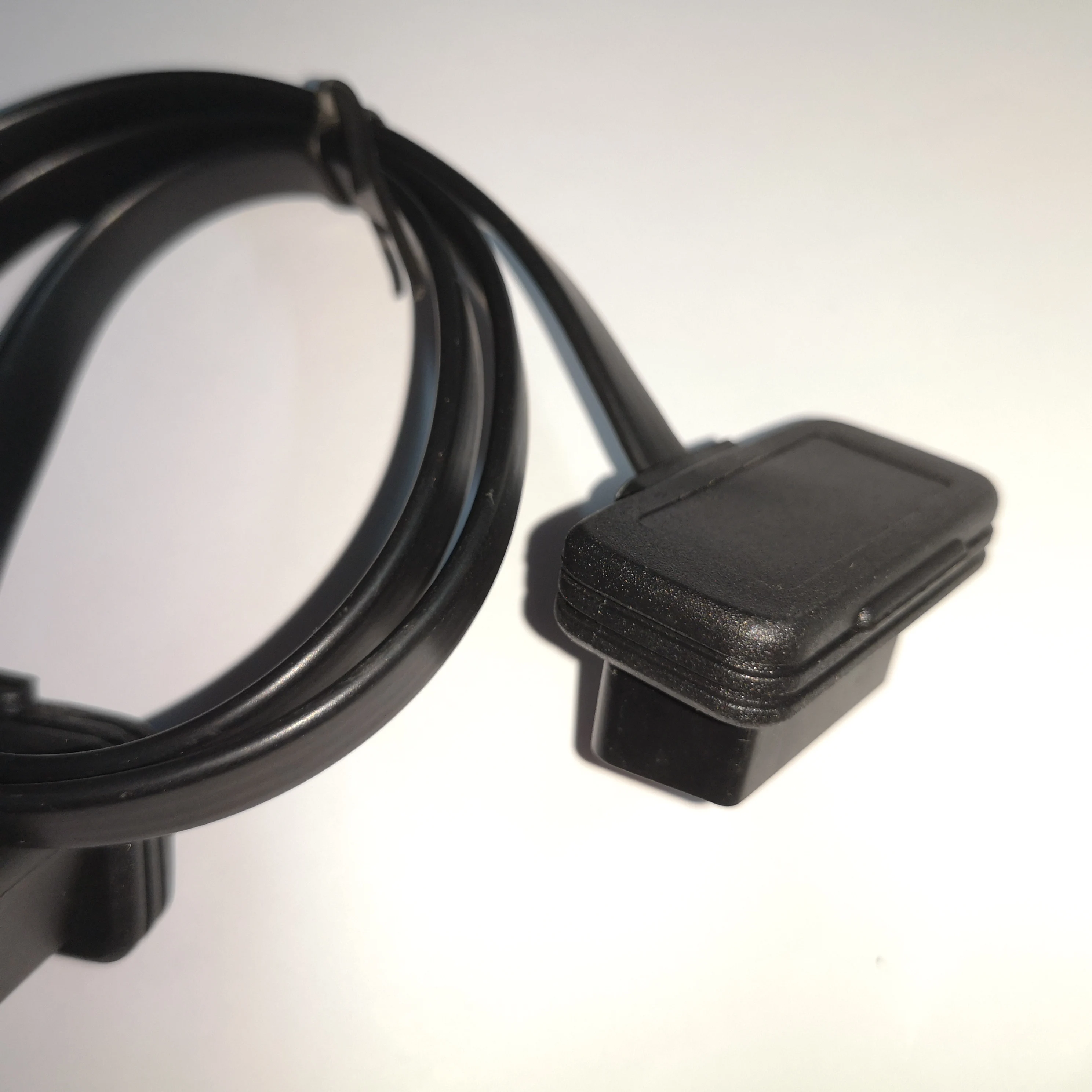 60 см тонкий как плоский удлинитель OBD2 16 Pin ELM327 штекер-гнездо кабель-удлинитель