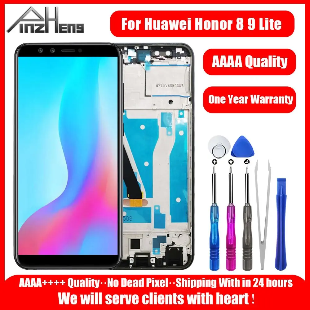 Оригинальный ЖК дисплей PINZHENG AAAA для huawei Honor 8 9 Lite сенсорный экран дигитайзер с