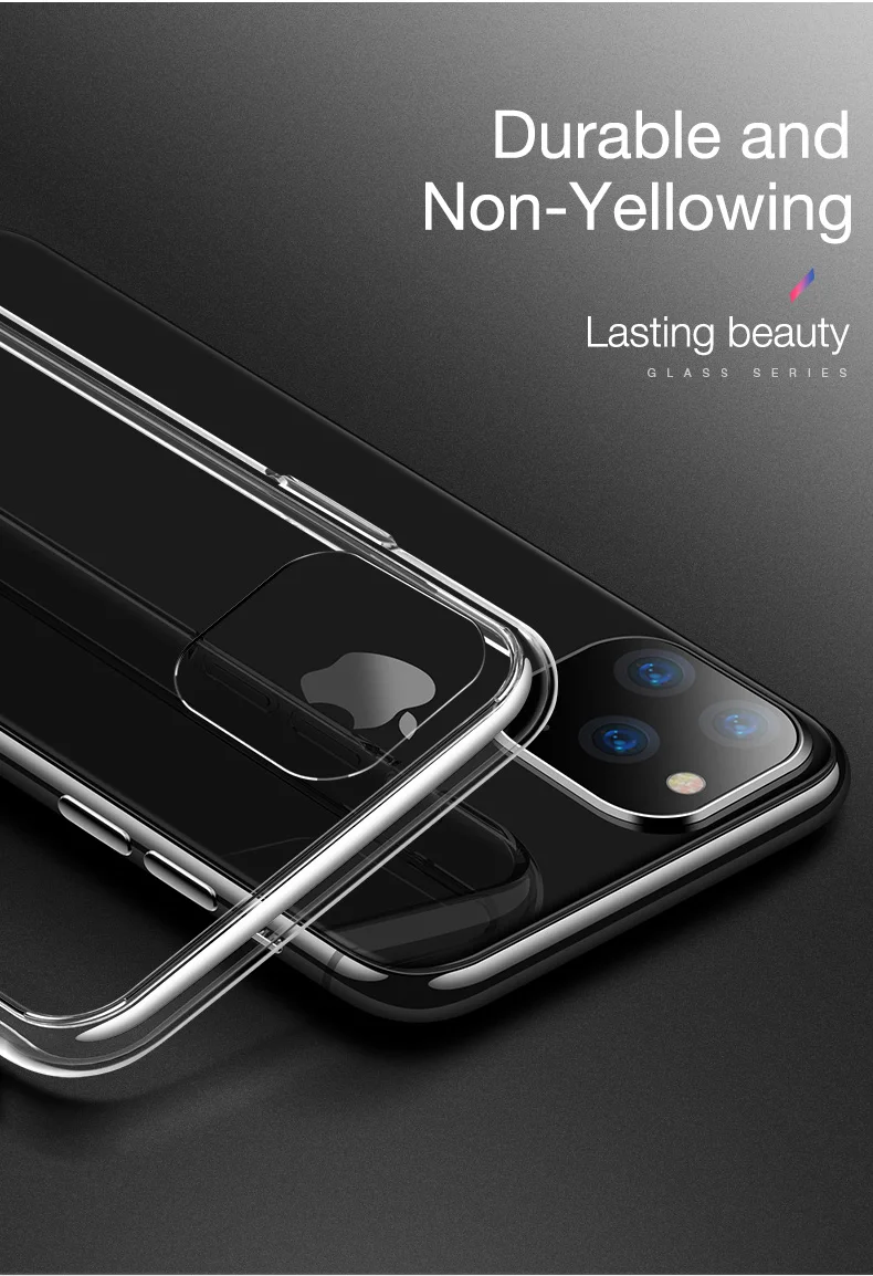 Ультратонкий Прозрачный мягкий ТПУ чехол для iPhone 11 Pro XR XS Max X 7 8 6 6s Plus 5 5S 5c SE 4 4S прозрачный защитный силиконовый чехол