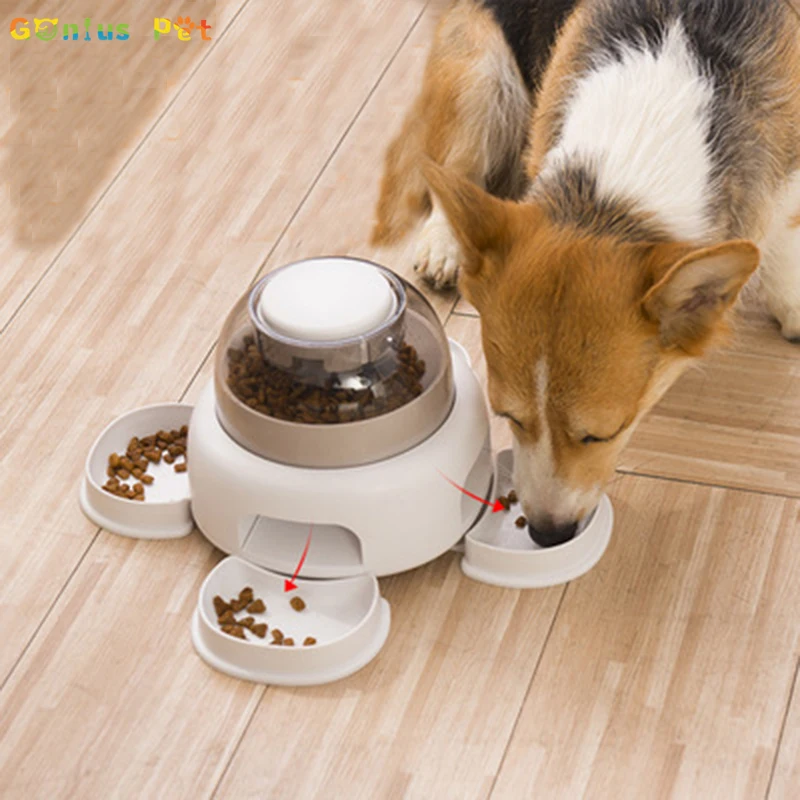 Кормушка для собак пищевой инструмент автоматическая подача медленная кормушка