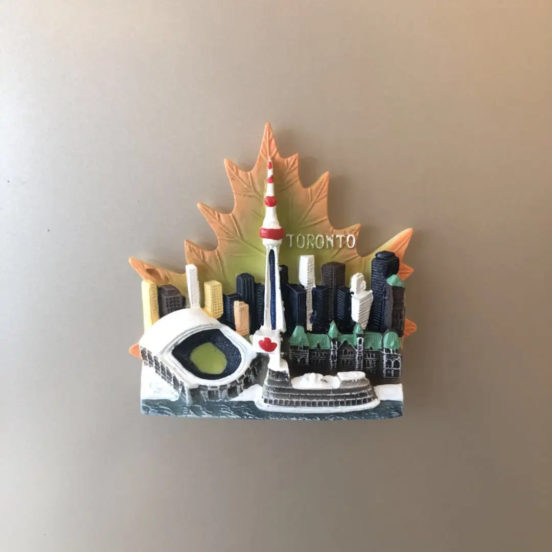 3d магниты на холодильник Toronto Канада Сувенирные Смола на холодильник магнитная наклейка на холодильник украшения туристические аттракционы ремесло подарок