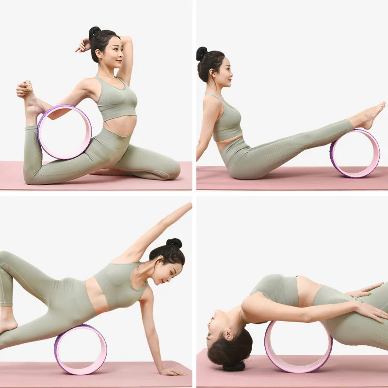 

Massage Yoga Wheel Back Training Yoga Circles TPE Waist Shape Bodybuilding ABS Gym Professional Fitness Equipment