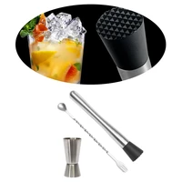 bartender kit bar set cocktail shaker set for drink mixing bar tools jigger mixer spoon cocktail muddler best bartender kit