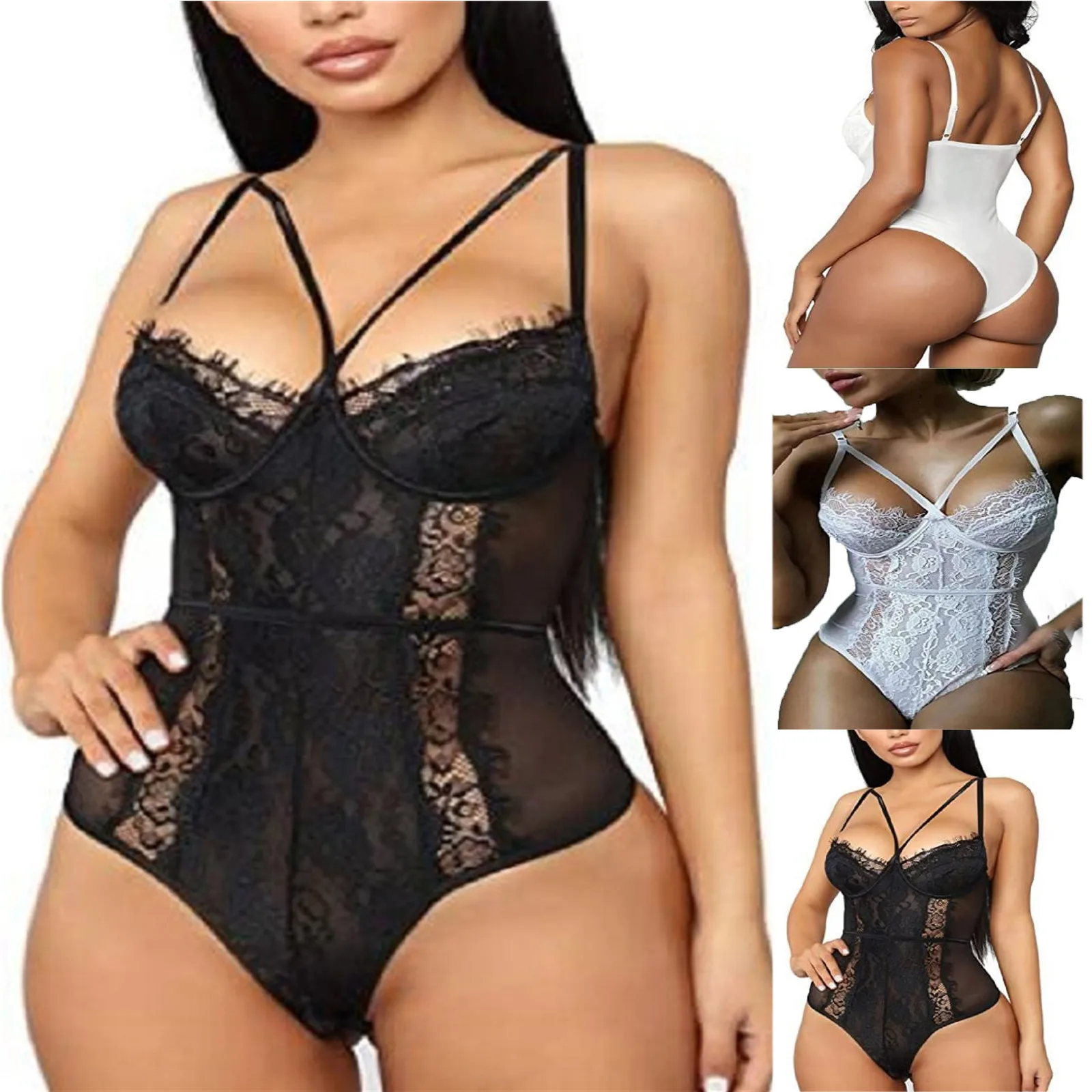 

Женское прозрачное кружевное сексуальное нижнее белье порно Тедди женское нижнее белье чувственное нижнее белье женский сексуальный кост...