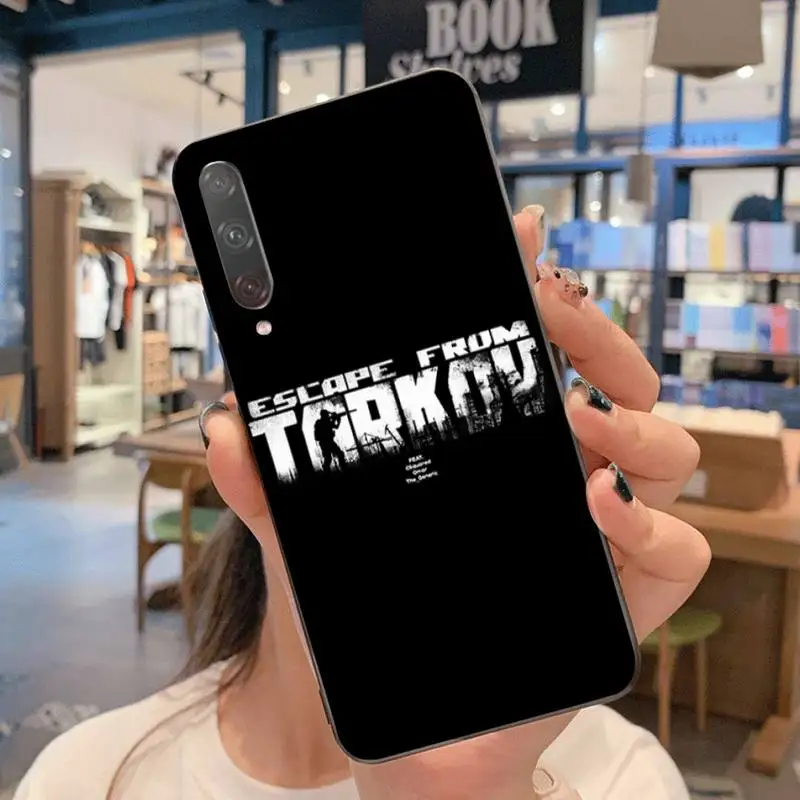 Чехол HPCHCJHM Escape из тарков черный мягкий чехол для телефона Huawei P40 P30 P20 lite Pro Mate 20 P Smart