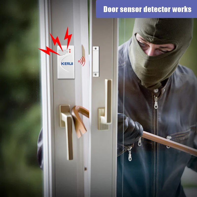 KERUI Новый Беспроводной Комплектующие системы охранной сигнализации (магнитный