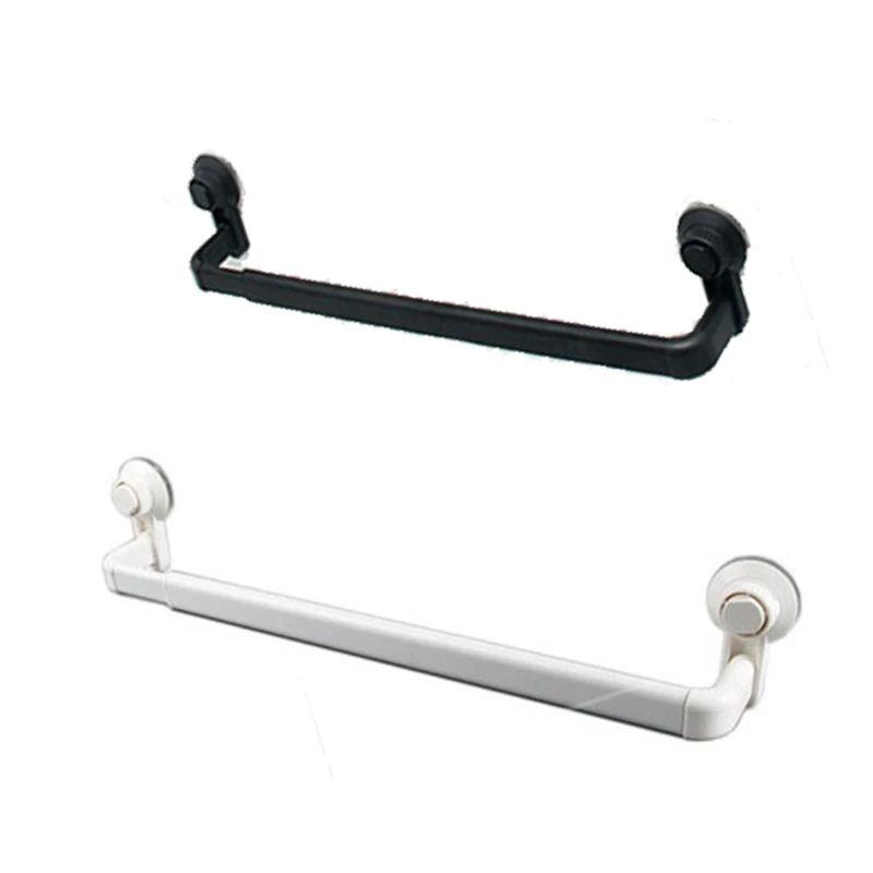 

Modern Kitchen Telescopic Towel Bar Rack Vacuum Suction Cup Towel Rack Storage for Hanging Hand Dish Towels White/Black