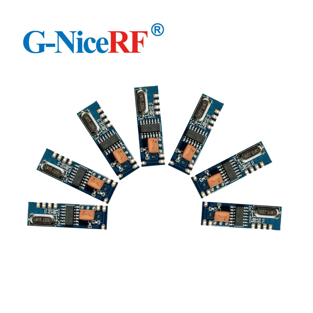 Супергетеродинный беспроводной приемник ASK 10 шт. 433 МГц модуль SRX882 + весенние