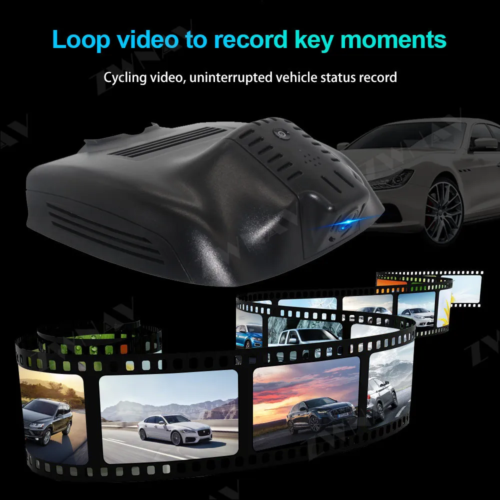 Автомобильный видеорегистратор DVR фронтальная камера HD ночное видение рекордер