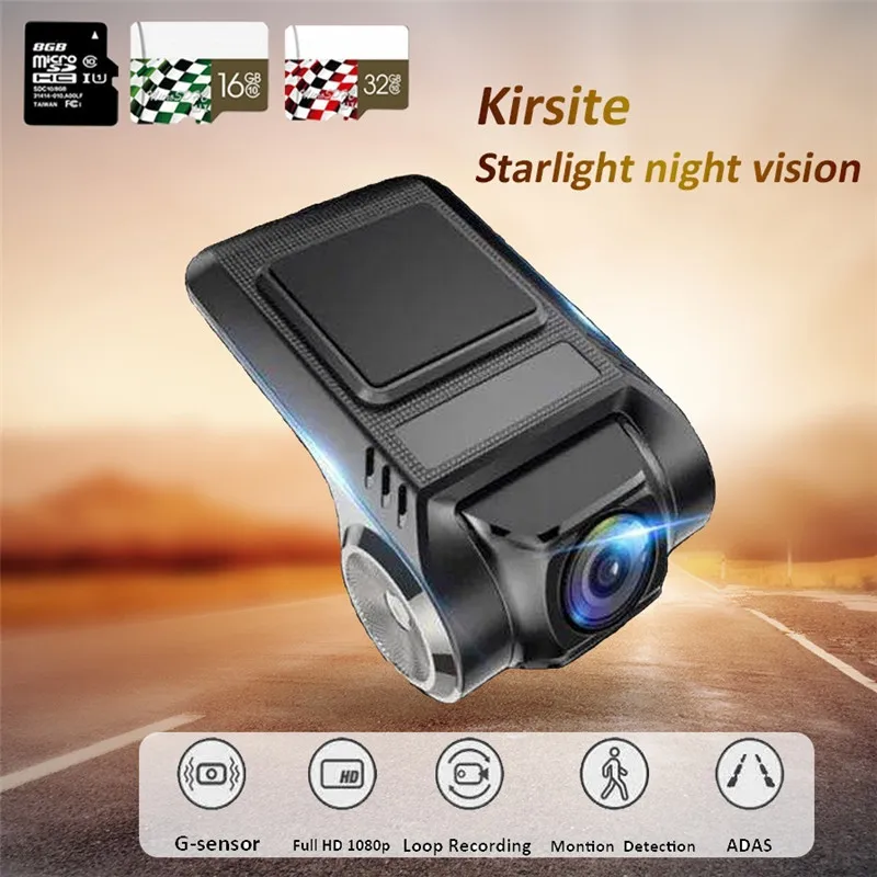 Мини Автомобильный видеорегистратор камера для автомобиля Android DVR