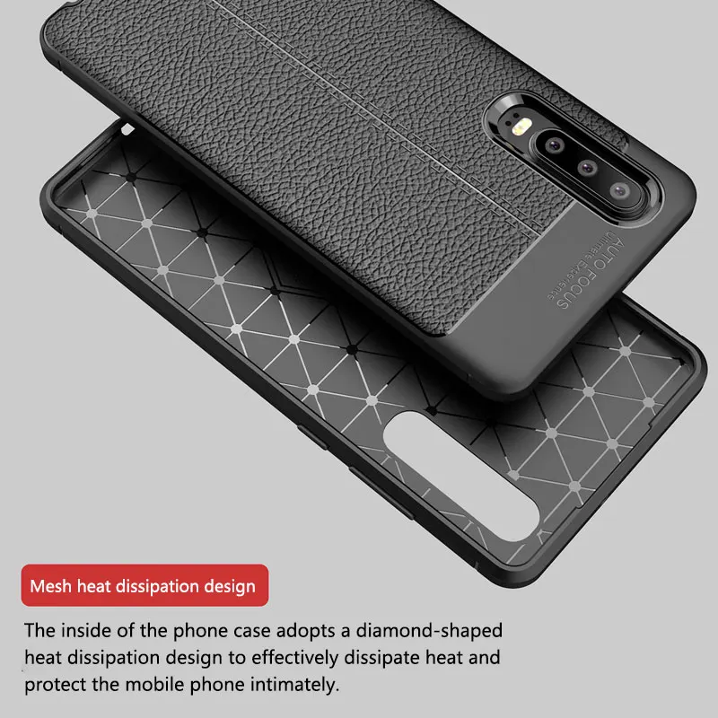 Мягкий ТПУ кожаный чехол для телефона huawei p30 lite pro Тонкий p20 tpu pro|Бамперы| |