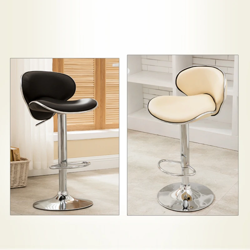 

2PCS/Set Bar Stool Kitchen Chair Butterfly Chair Home Bar Funiture Bar Stool Swivel Lifting High Stool Office Modern Chair HWC