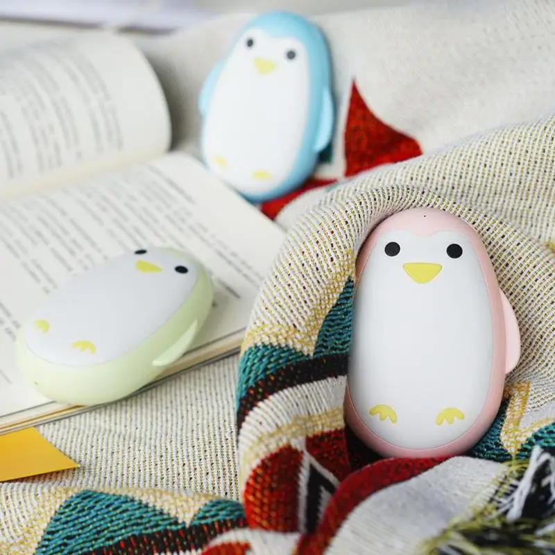 Перезаряжаемый удобный карманный нагреватель Пингвин портативный usb-мини 5200 мАч