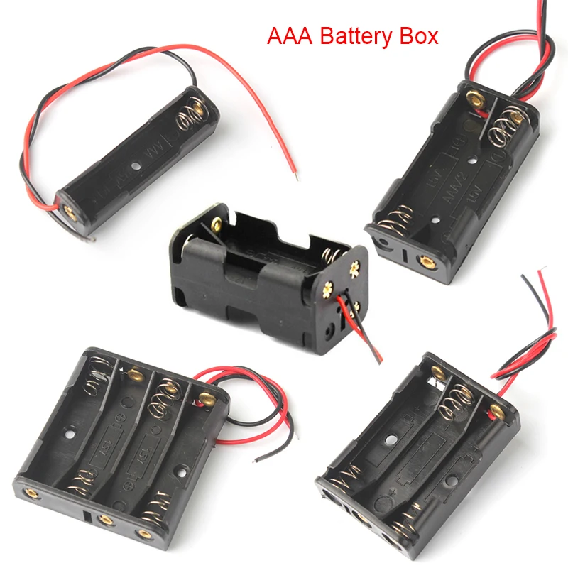 Чехол для внешнего аккумулятора DIY AAA s 1X 2X 3X 4X чехол хранения 1 2 3 4 слота контейнер