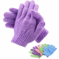 bath peeling exfoliating mitt glove for shower scrub gloves resistance body massage sponge wash skin moisturizing spa foam