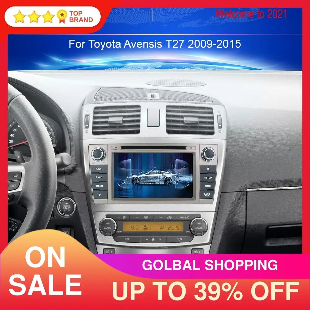 Android 10 0 для Toyota Avensis 2009 2016 T27 DSP IPS автомобильный DVD плеер GPS навигация Мультимедиа