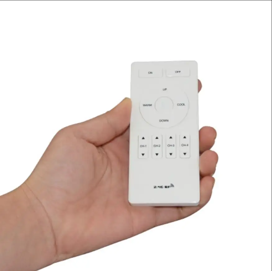 Новый с регулируемой яркостью Mi Light беспроводной 2 4G 4 зоны теплый белый (2700 K)