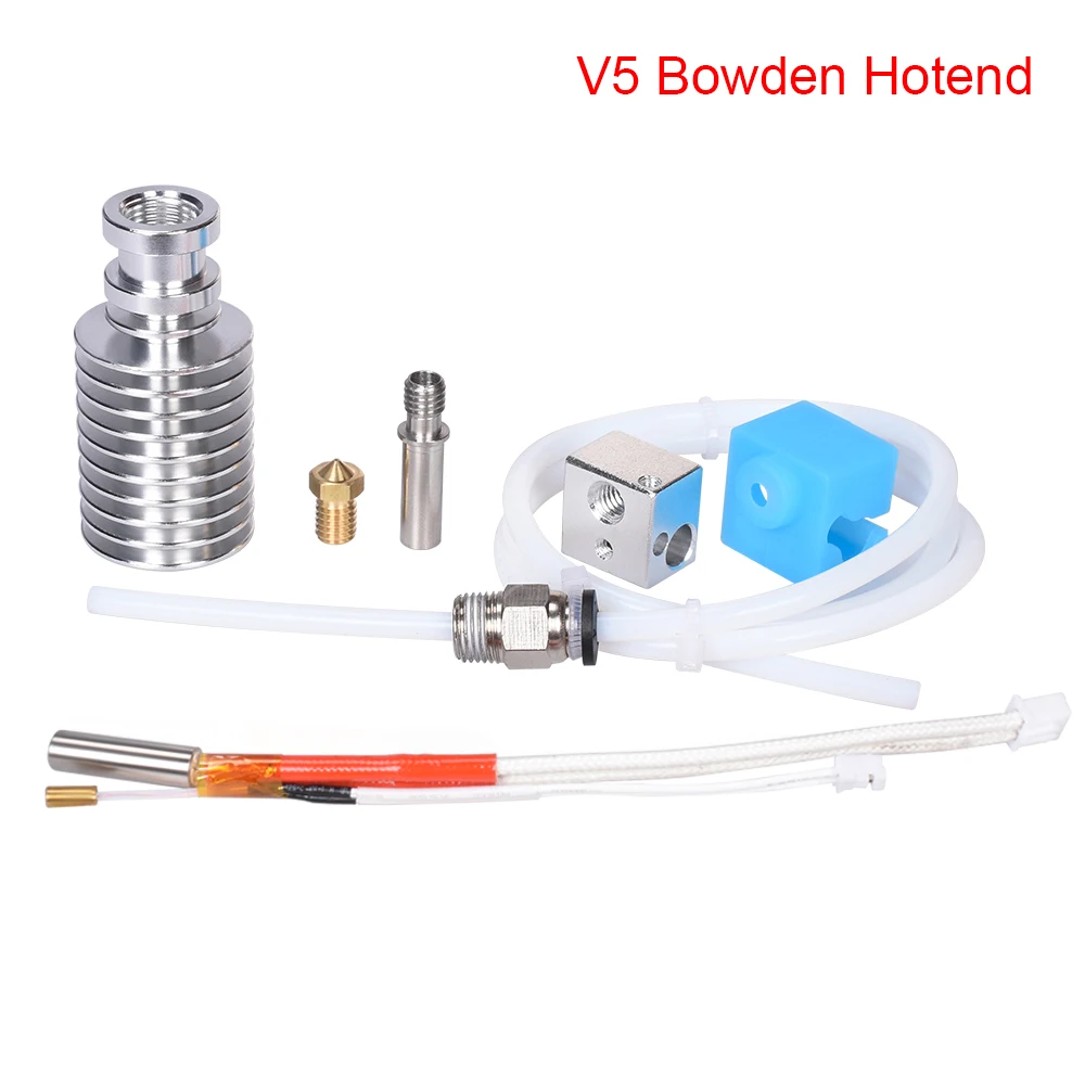 V5 J-head Hotend комплект 3D-принтеры Запчасти I3 мега для 1,75 мм V5 экструдер Bowden в 12/24V для I3 Мега/Chiron 3D-принтеры