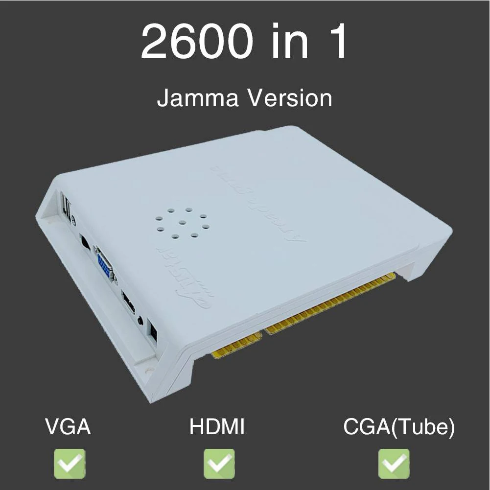 Игровая коробка с монетоприемником для детей 3D 2600 в 1 портативная PBC Jamma