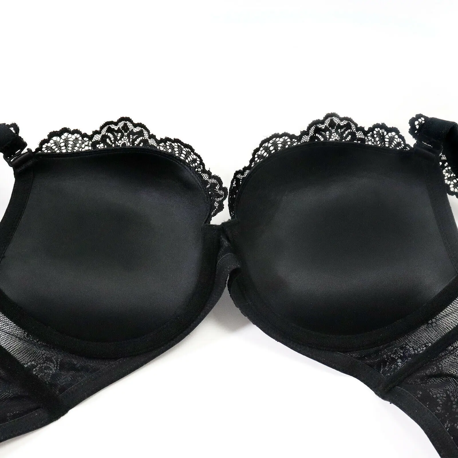 Женские бюстгальтеры с чашками пуш-ап кружевные сетчатые двумя чашечками