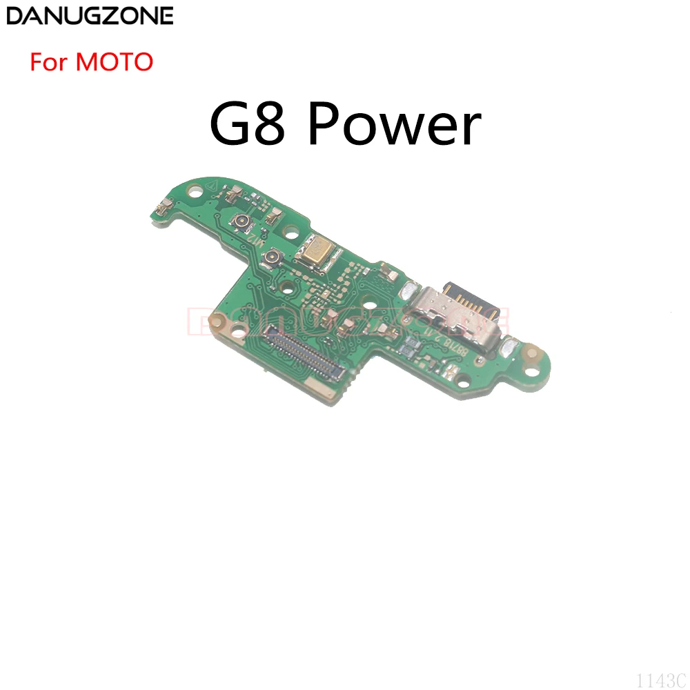 30 шт./лот для Motorola MOTO G8 Power USB зарядка плата док станция разъем зарядный порт гибкий
