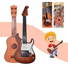 Детское классическое укулеле для начинающих, гитара, обучающий музыкальный инструмент, игрушка для детей, новогодний подарок, рождественский подарок