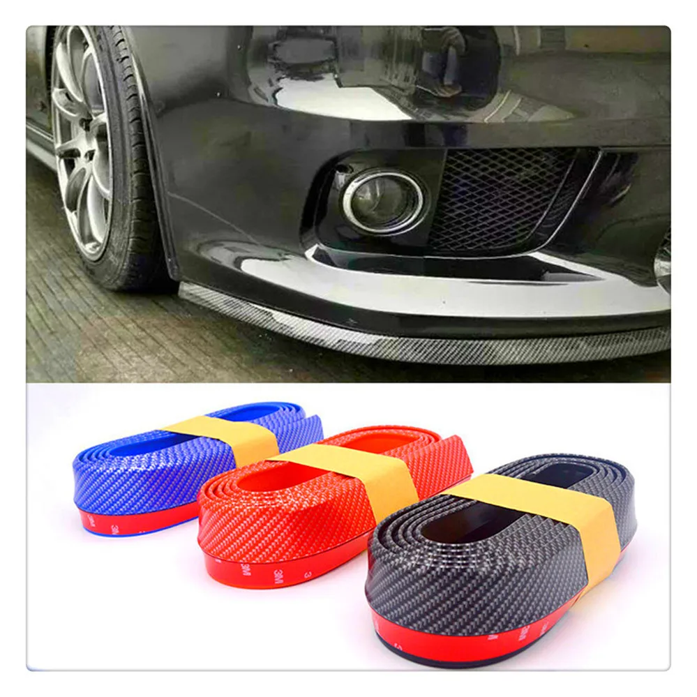 Автомобильные полосы разделитель спойлер дверь бампер углеродное волокно для