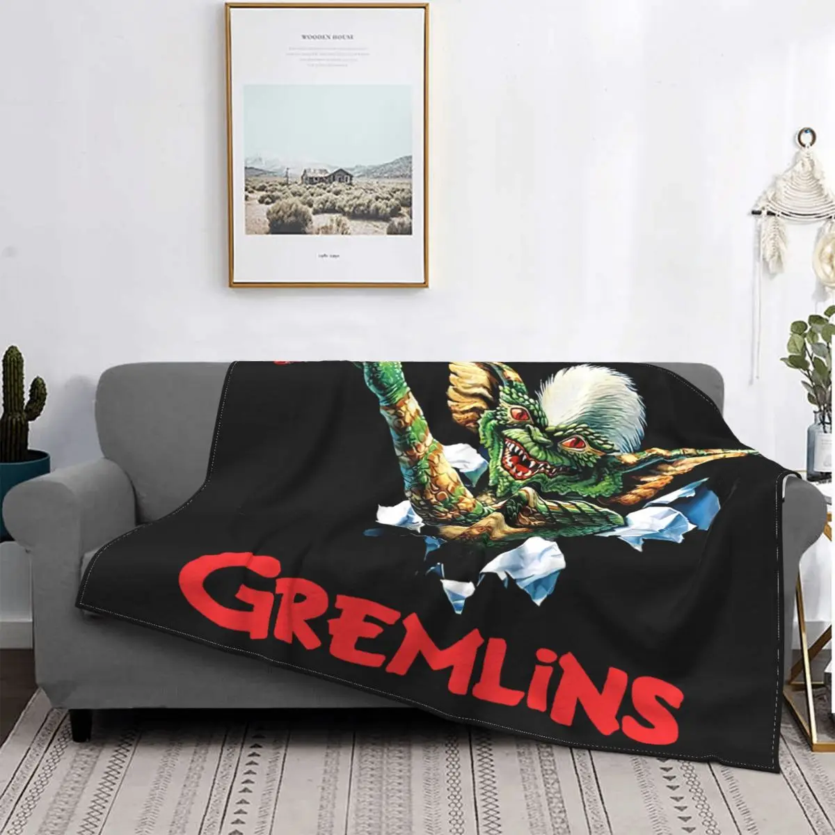 

Gremlins-Manta de película, colcha para cama, sofra a cuadros, manta para Baby, textil de lujo para el доме