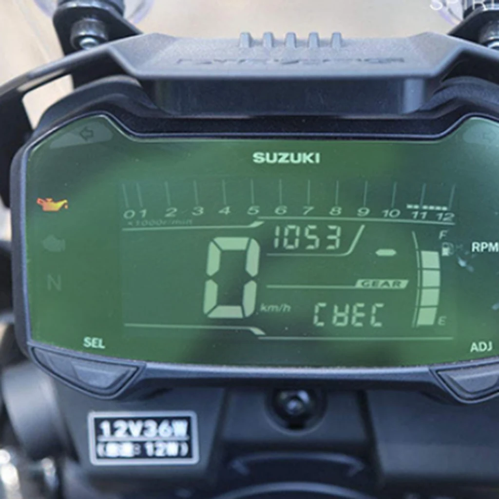 134 мм x 60 ПВХ кластер спидометра Защитная пленка для экрана инструменты Suzuki DL250
