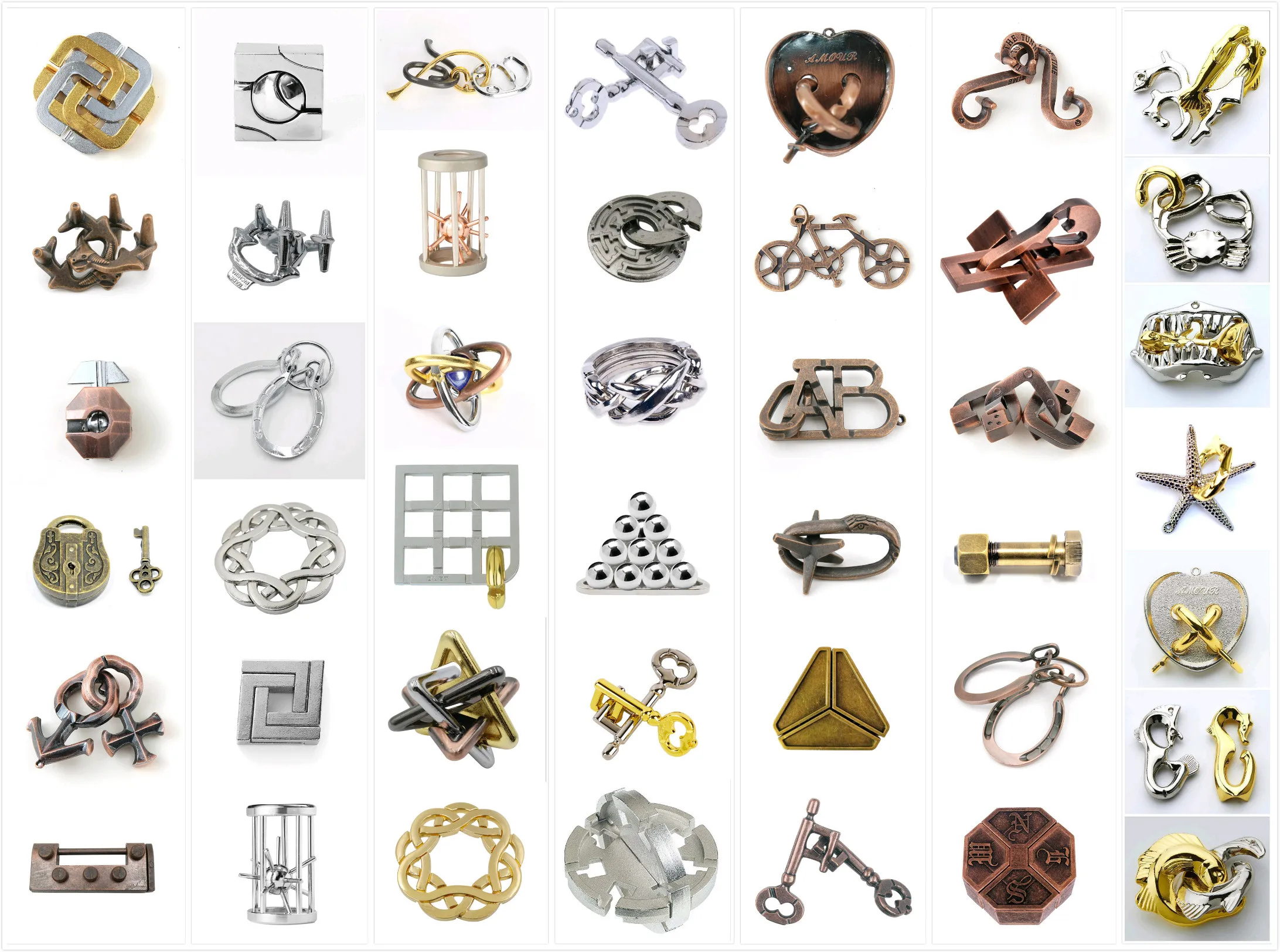 9 шт. волшебный классический металлический IQ Дразнилка литой головоломки игры