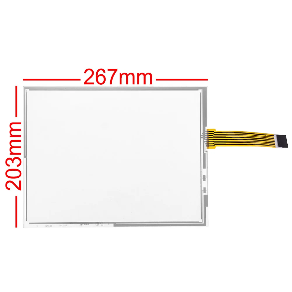12.1 inch 8 wire PL8_12.1-00001R.B Resistive Touch Screen Glass Panel 267*203mm