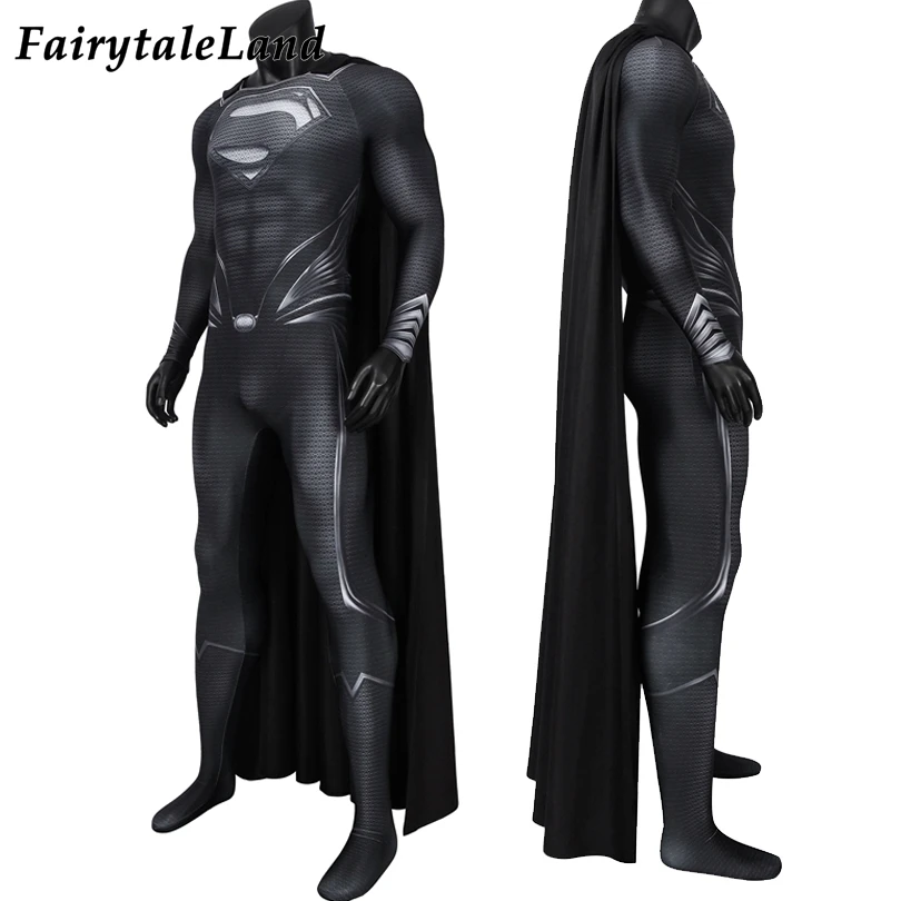 Костюм супергероя справедливости для косплея комбинезон с принтом на Хэллоуин