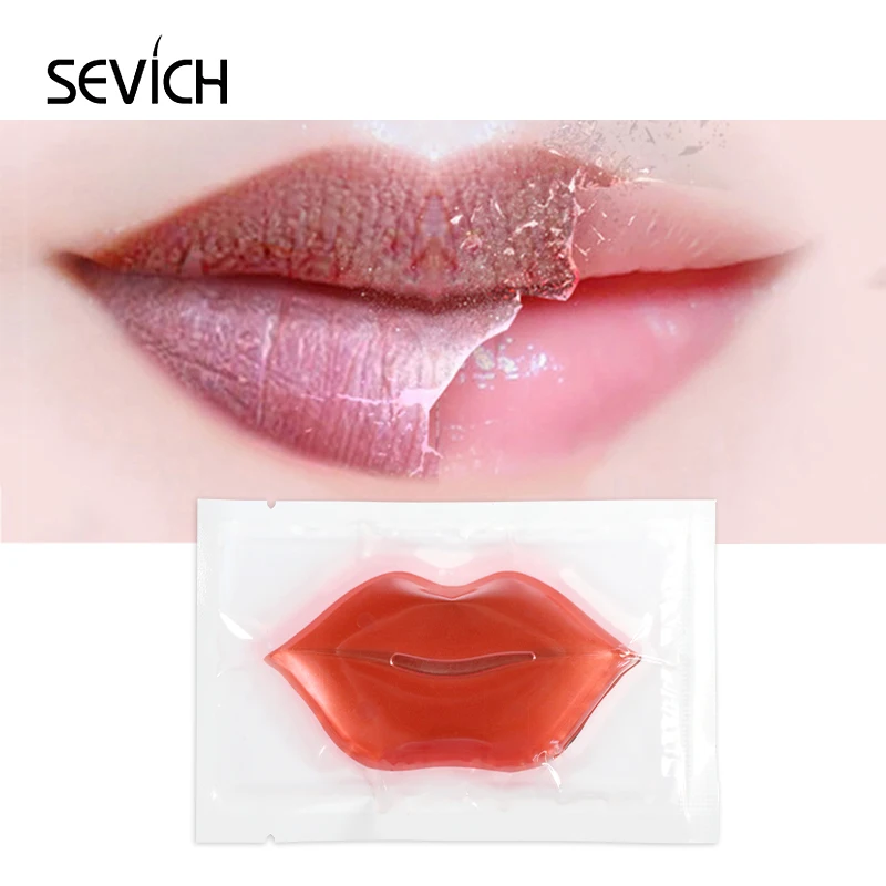 Sevich Collagen Lip Mask Plumper Repairing Reduce Moisture Essence Anti Ageing Wrinkle Patch Pad Gel | Красота и здоровье