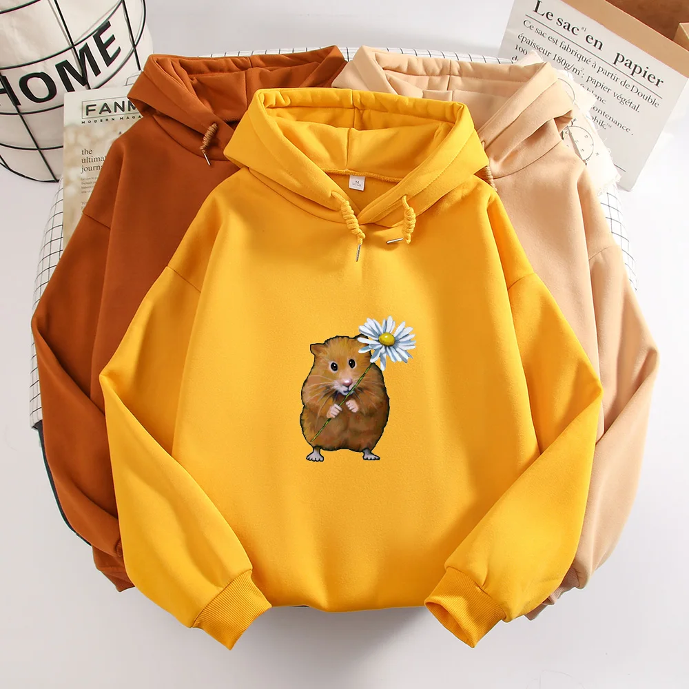 Fashion Harajuku Animal Print Hoodie Women Plus Size Pullover Sweatshirt Cute Funny Long Sleeve Soft Sweetshirt for Girls Tops