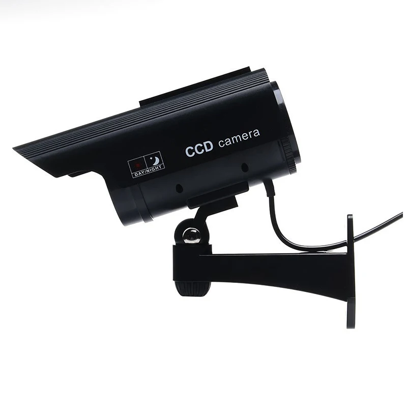 Fake Security Camera - Heavy Duty Night Vision Look Solar Power (Black) | Безопасность и защита