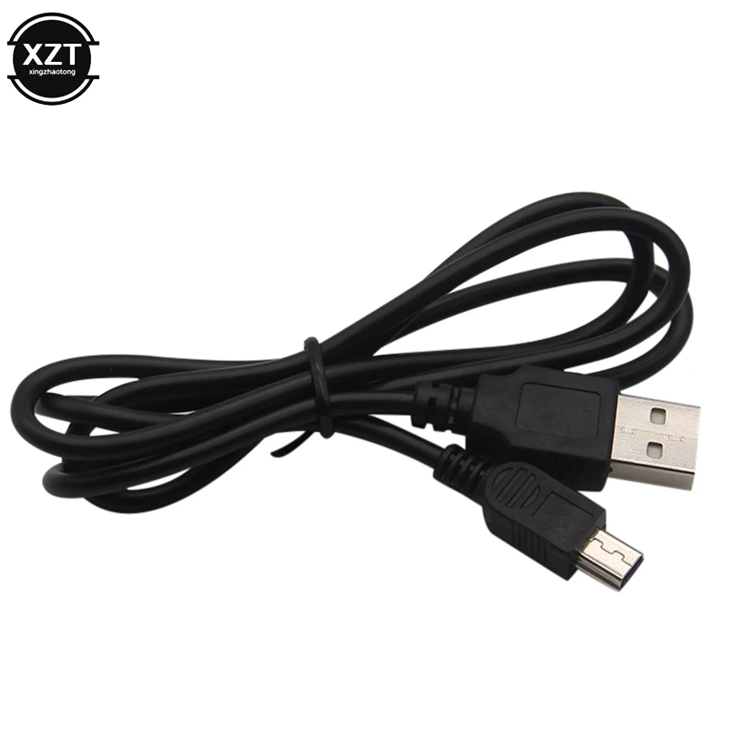 

1 шт. кабель для зарядки и передачи данных адаптер USB 2,0 A папа-мини 5 Pin B Лучшая черная длина 80 см кабели для передачи данных USB Удлинительный ка...