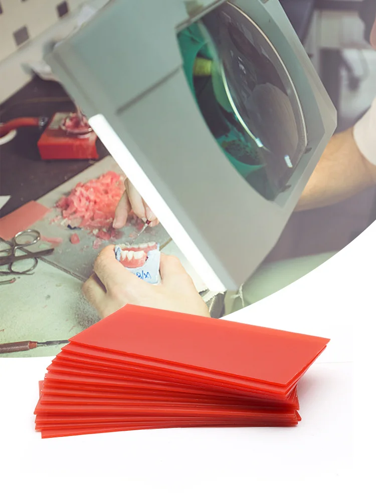 Стоматологический лабораторный материал базовая пластина Красный воск