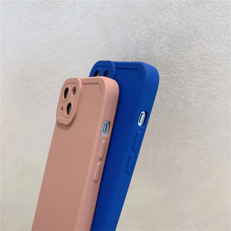 for oppo a92s a72 a52 a11x reno6 pro reno4 se r17 funda liquid silicone phone case a32 a55 luxury soft matte covers candy color free global shipping