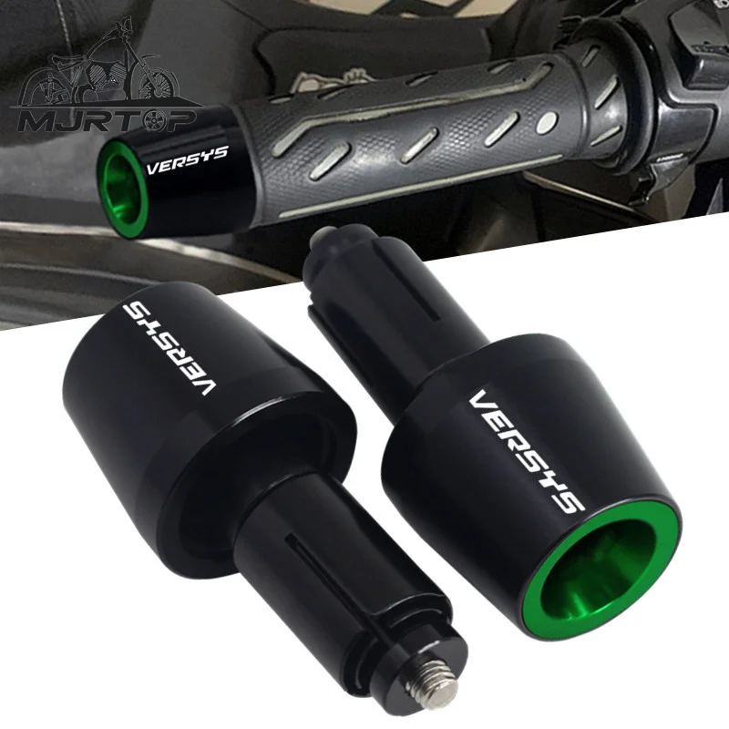 

Motorcycle Accessories Handlebar Grips Bar Ends Handle Cap Sliders For KAWASAKI VERSYS 250 Versys KLE 650 versys KLE 1000 X300