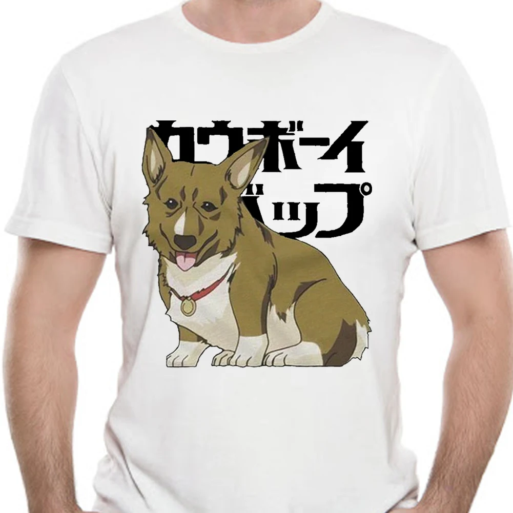 Футболка Cowboy Bebop Ein футболки с японским рисунком из аниме брендовые хлопковые
