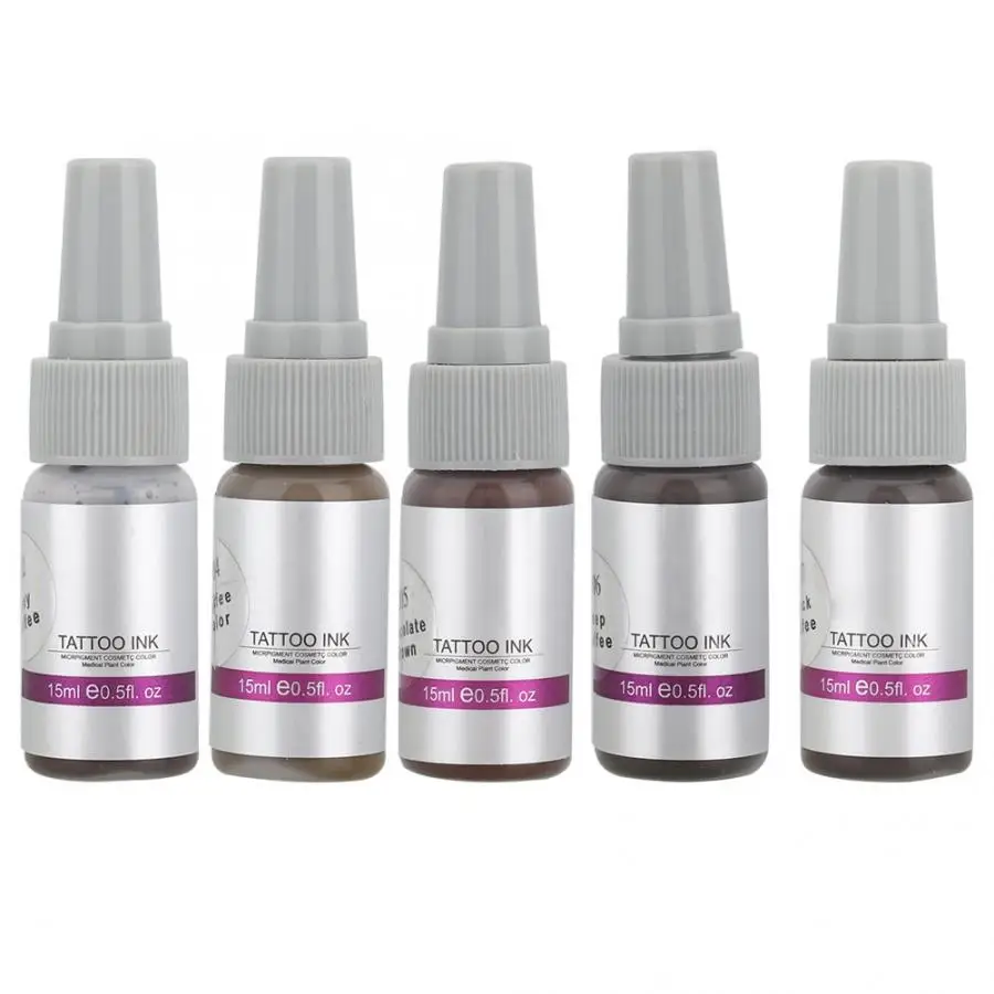 15 мл бровей татуировки растительный пигмент чернила инструмент для макияжа