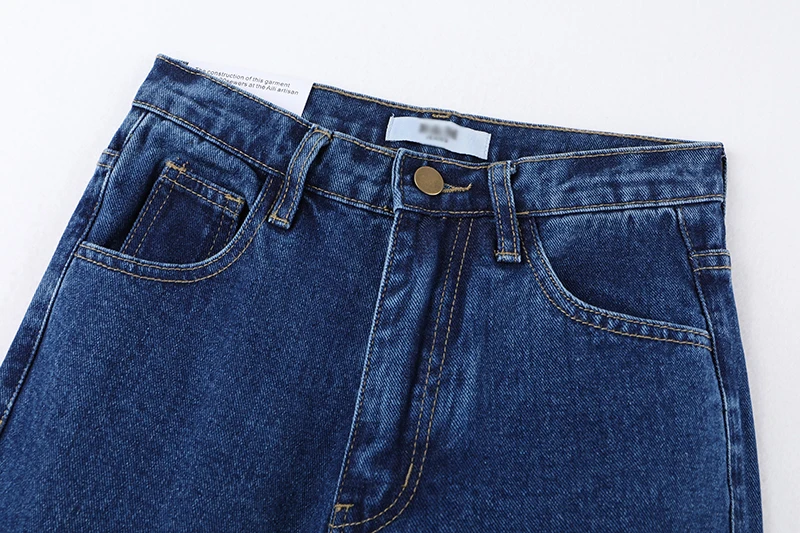 

Slim Girls Bomb Straight Jeans Fashion Ladies Vintage Low Waist Cotton Denim Pants Casual Female Streetwear Trousers Sweet Women