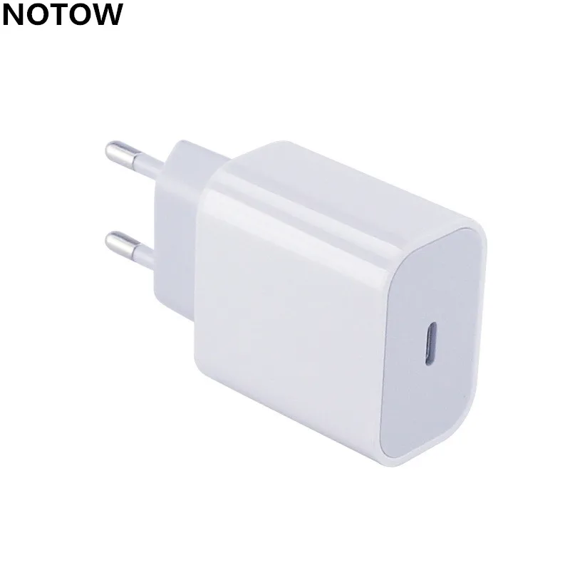 NOTOW 18 Вт PD USB Type C US/EU/UK штекер зарядного устройства порт дорожный адаптер питания