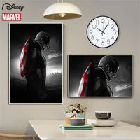 marvel captain america disney anime avengers poster painting canvas print on wall art picture for living room home decor