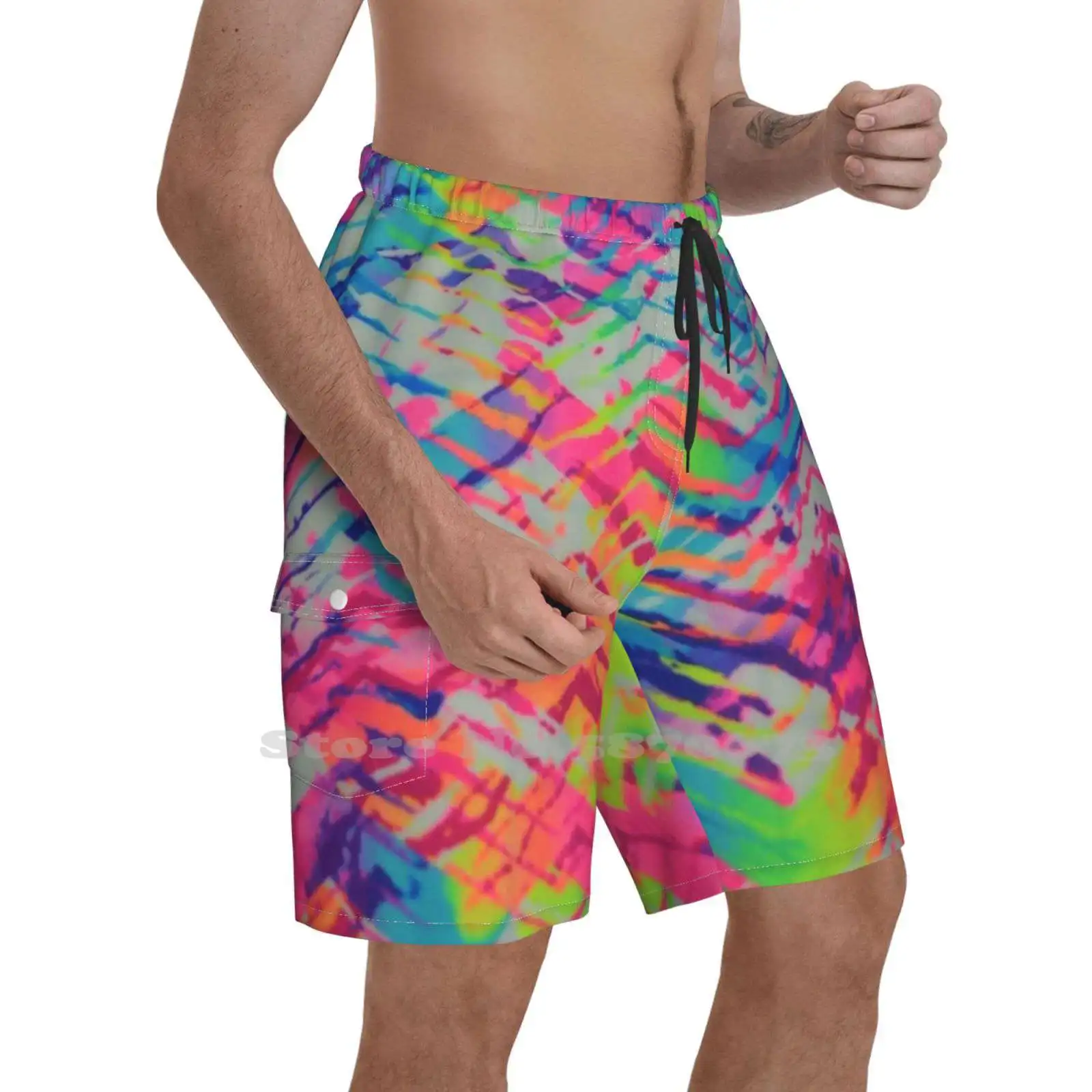 

Neon Pattern Running Fitness Sports Shorts Tie Dye Tie Dying Tie Dying Methods Tie Dye Shorts Tie Dye Tie Dye Tie Dye Tie Dye