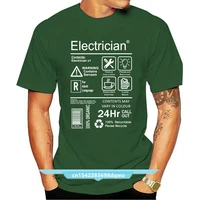 funny electrician package care instructions mens t shirt top electrical engineer 2019 summer men o neck tee shirt 3d print tee