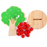 pretend picking fruits play food toy set for toddlers wooden magnetic fruit tree school supplies block toys