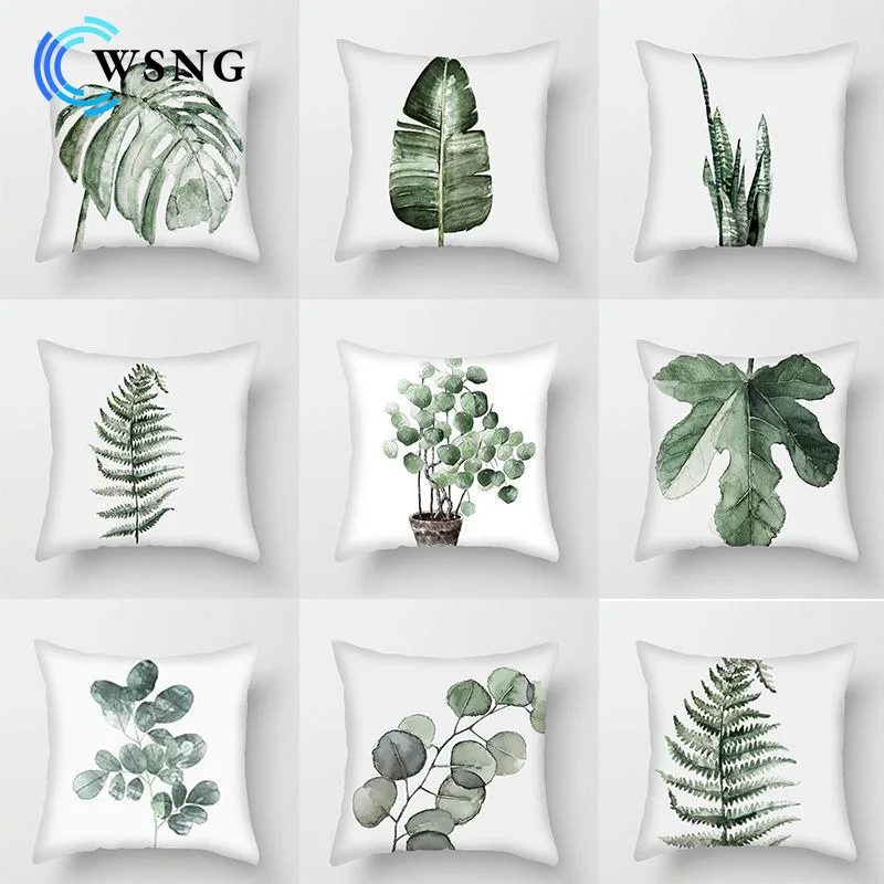 

Simple Modern Style Polyester Pillowcase Office Lunch Break Cushion Cover Living Room Sofa Decoration 45*45cm